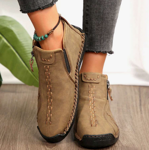 EMMA - Comfortable and Non-Slip Leather Ankle Boots for Women